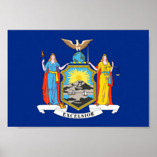 Pôster Bandeira de New York