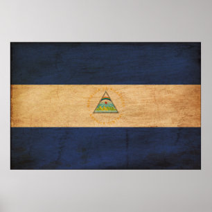 Pôster Bandeira de Nicarágua