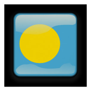 Pôster Bandeira de Palau