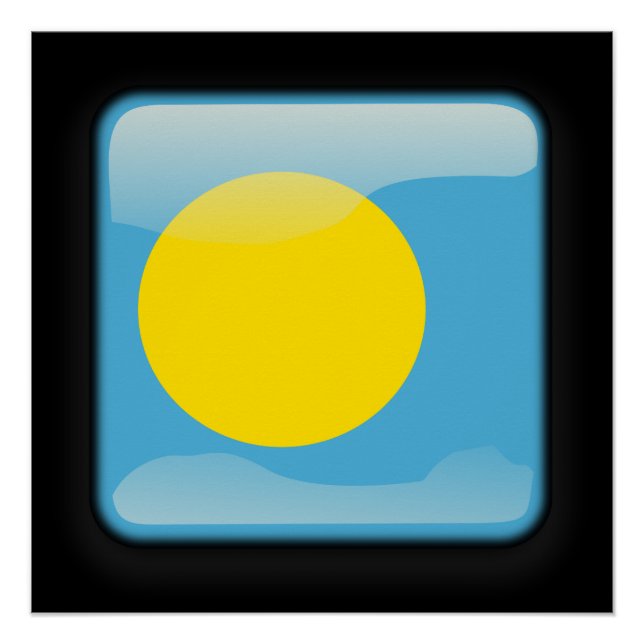 Pôster Bandeira de Palau (Frente)