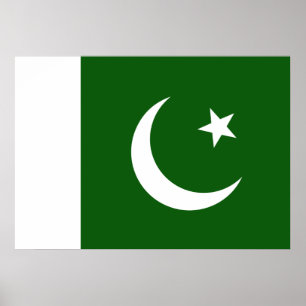 Poster Bandeira de Paquistão