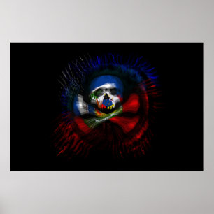 Poster Bandeira de pirata haitiana