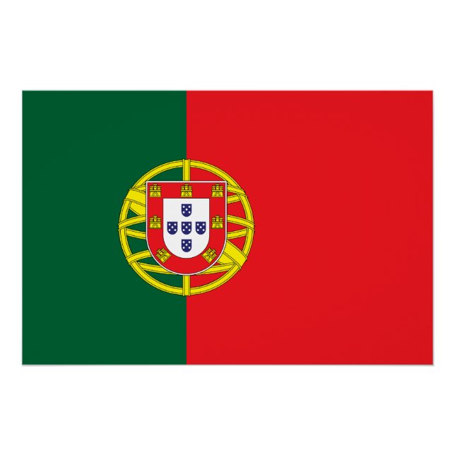 Pôster Bandeira de Portugal (Frente)