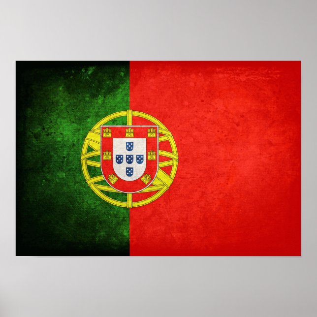 Pôster Bandeira de Portugal (Frente)