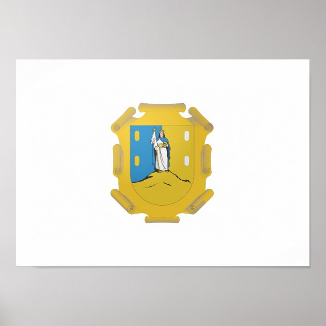 Poster Bandeira de San Luis Potosi (Frente)