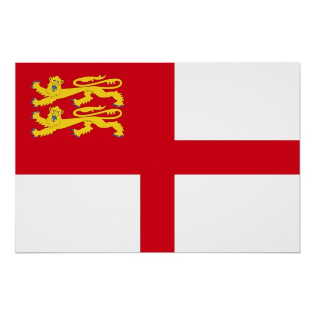 Pôster Bandeira de Sark (Frente)