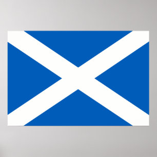 Poster Bandeira de Scotland