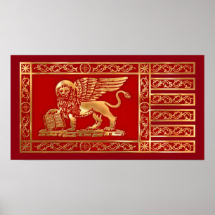 Poster Bandeira de Serenissima do La