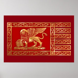 Poster Bandeira de Serenissima do La
