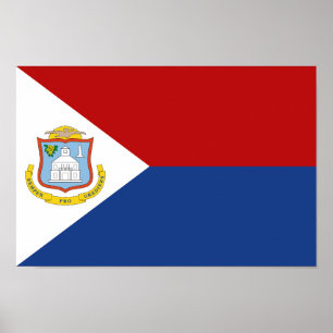 Poster Bandeira de Sint Maarten