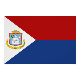 Pôster Bandeira de Sint Maarten