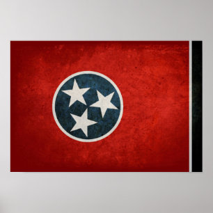 Poster Bandeira de Tennessean;
