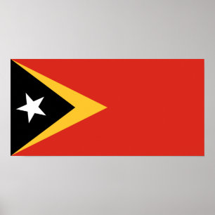 Poster Bandeira de Timor Leste