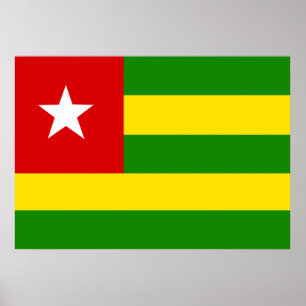 Poster Bandeira de Togo
