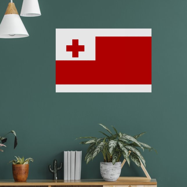 Poster Bandeira de Tonga (Sala de Estar 1)