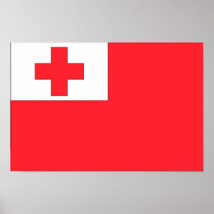 Poster Bandeira de Tonga
