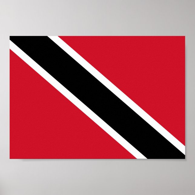 Pôster Bandeira de Trinidad e Tobago (Frente)