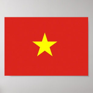 Pôster Bandeira de Vietnam