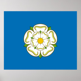 Poster Bandeira de Yorkshire (condado de Inglês)