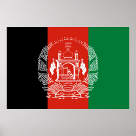 Poster Bandeira do Afeganistão
