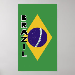 Poster Bandeira do Brasil