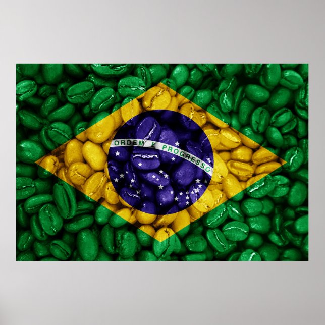Poster Bandeira do Brasil (Frente)