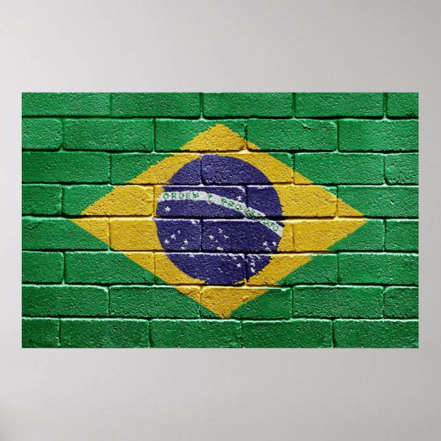 Poster Bandeira do Brasil (Frente)