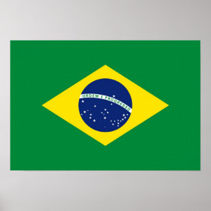 Pôster Bandeira do Brasil