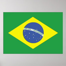 Pôster Bandeira do Brasil