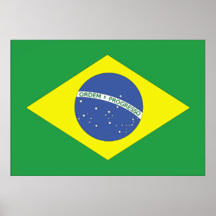 Pôster Bandeira do Brasil