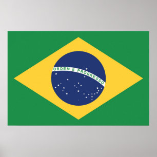 Poster Bandeira do Brasil