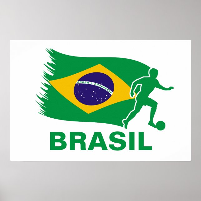 Poster Bandeira do Brasil (Frente)