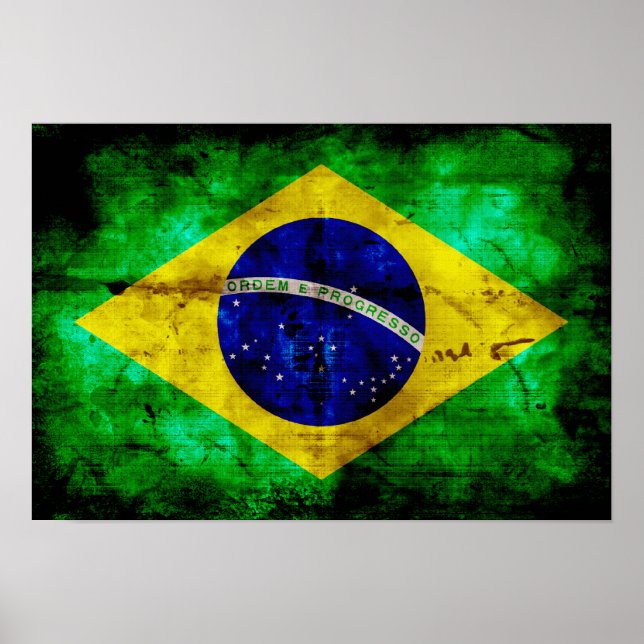 Poster Bandeira do Brasil Encontrada (Frente)