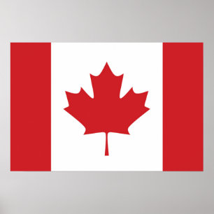 Poster Bandeira do Canadá