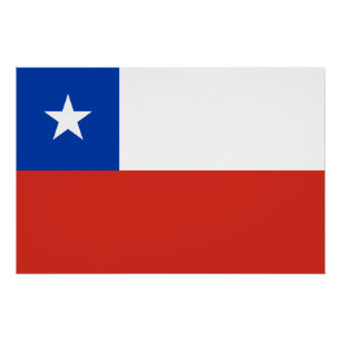 Pôster Bandeira do Chile