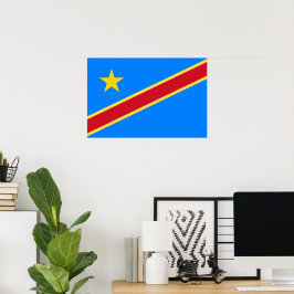 Poster Bandeira do Congo