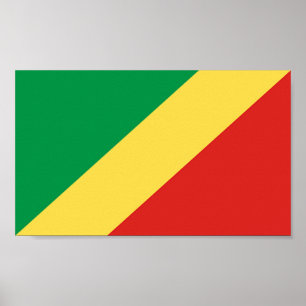 Pôster Bandeira do Congo