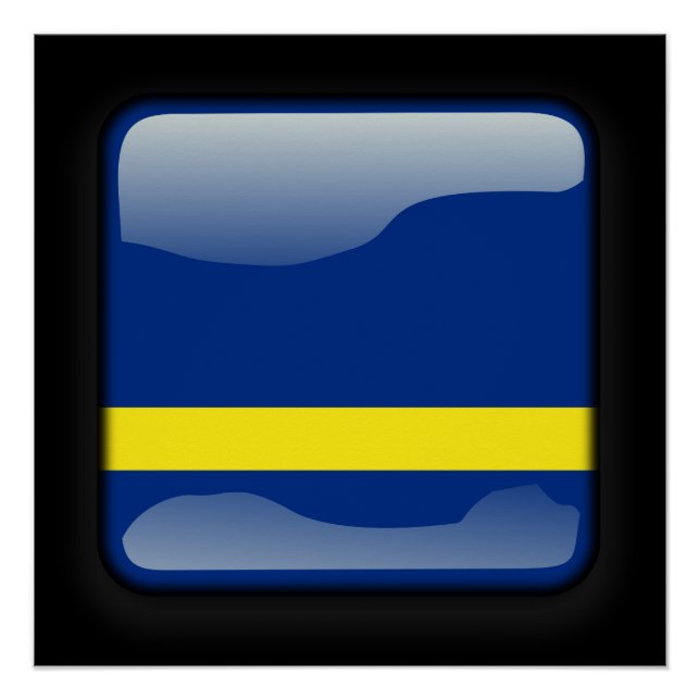 Pôster Bandeira do Curacao (Frente)