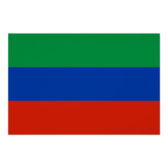 Pôster Bandeira do Daguestão (Frente)