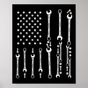 Poster Bandeira do Dia da Independência de Ferramentas Me