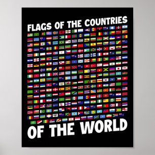 Poster Bandeira do Dia da Terra para Designs e Viajantes