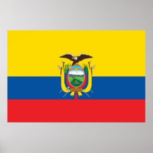Pôster Bandeira do Equador