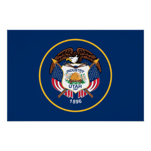 Pôster Bandeira do Estado de Utah