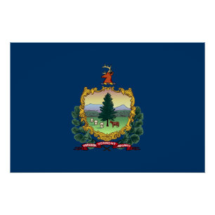 Pôster Bandeira do Estado de Vermont
