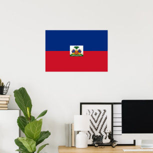 Poster Bandeira do Haiti