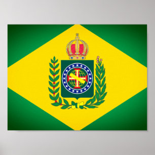Poster Bandeira do Império do Brasil