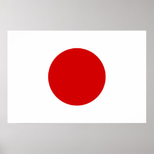Pôster Bandeira do Japão