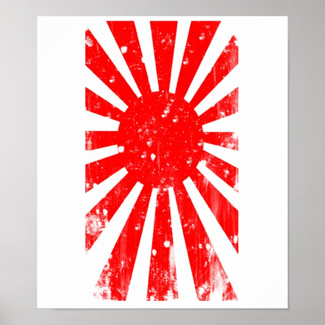 Pôster Bandeira do Japão (Frente)