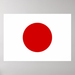 Pôster Bandeira do Japão