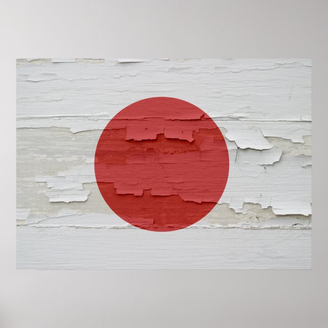 Pôster Bandeira do Japão Encontrada (Frente)